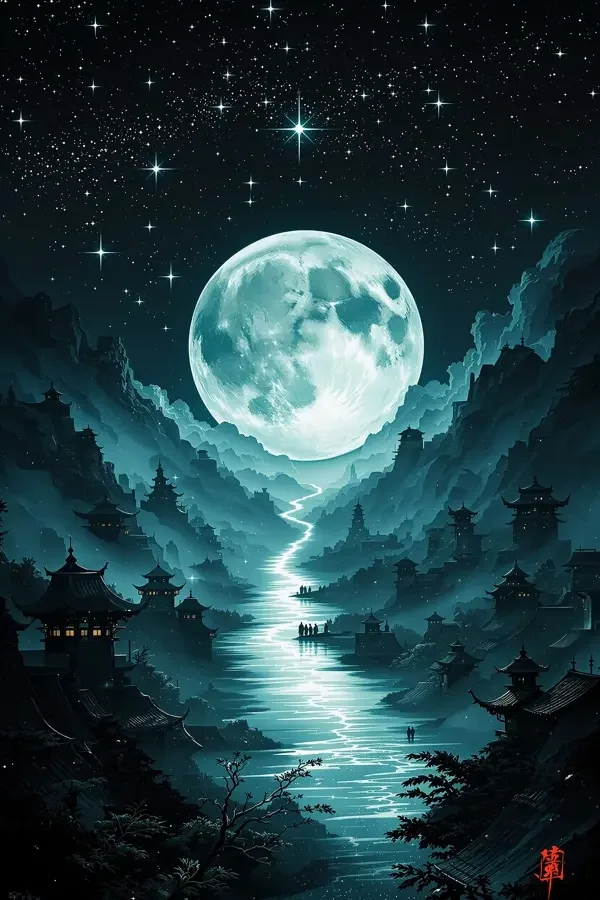 月落星河 - 天启影视高清播放 月落星河 Moonfall Galaxy 电影海报
